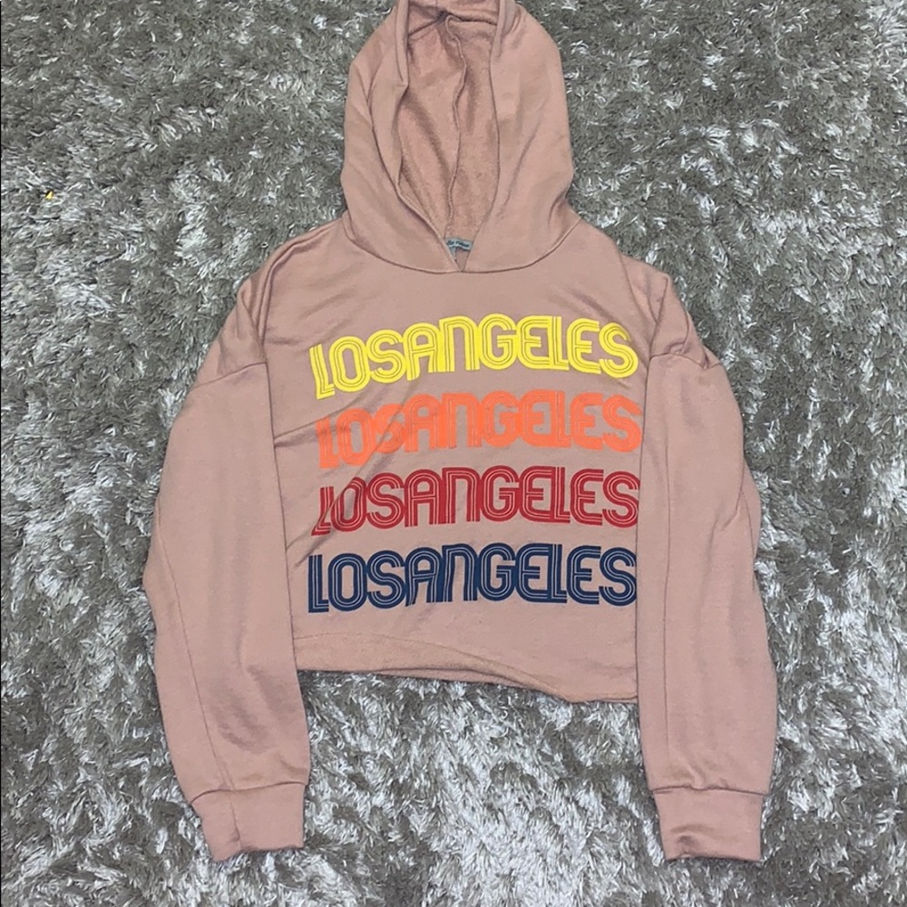 LA cropped hoodie!